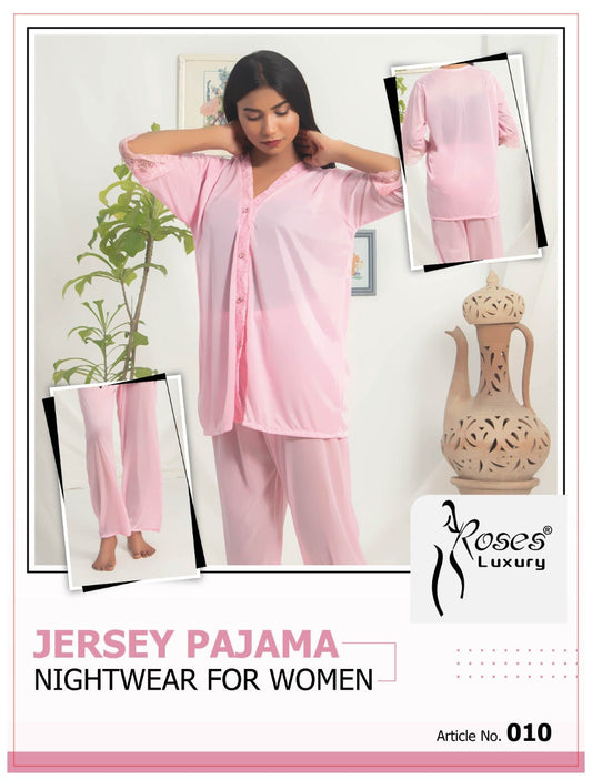 Roses Luxury 2-Piece Pajama Nightwear Set